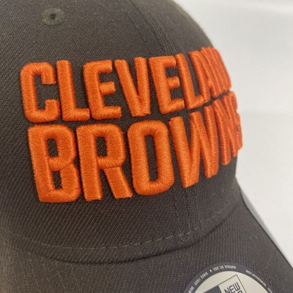 New Era 39Thirty Hat Cap Cleveland Browns Embroidered Medium Large M/L Fitted - Picture 5 of 9